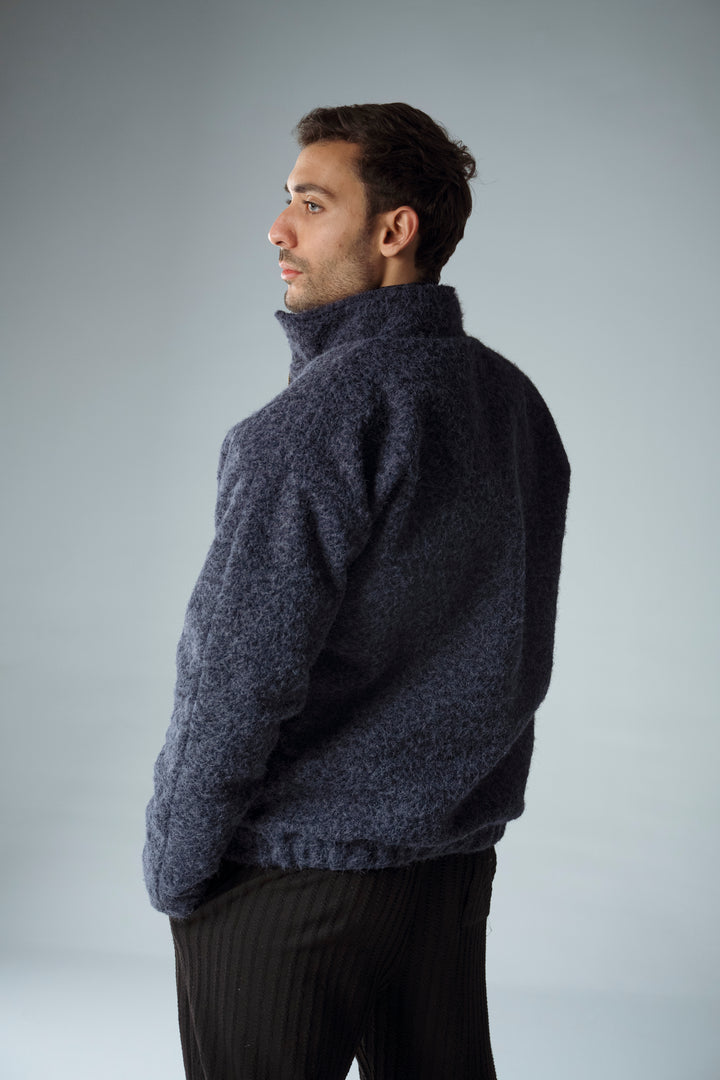 Cannae- bouclet jacket Blue