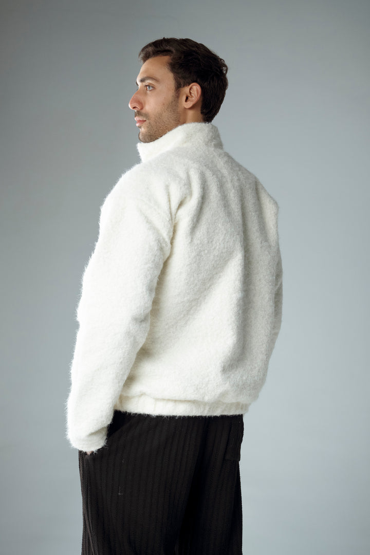 Cannae- bouclet jacket Blanc
