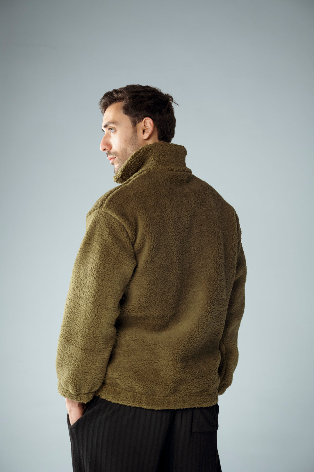 Cannae- Zip up Sherpa Vert