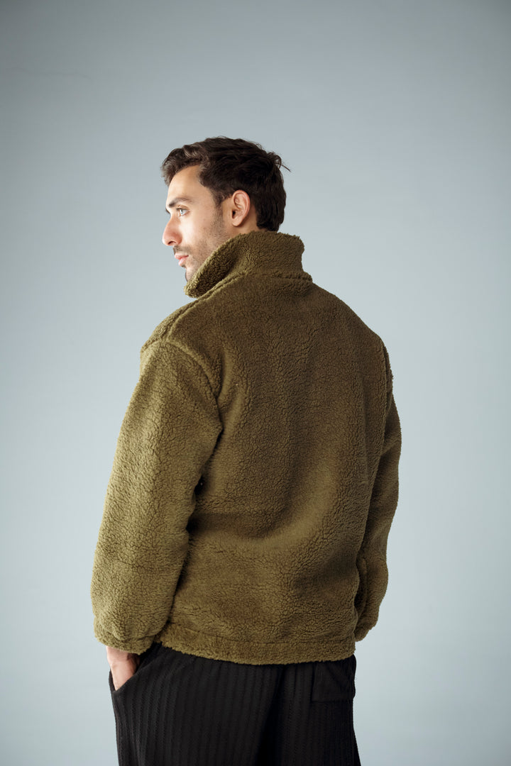 Cannae- Zip up Sherpa Vert